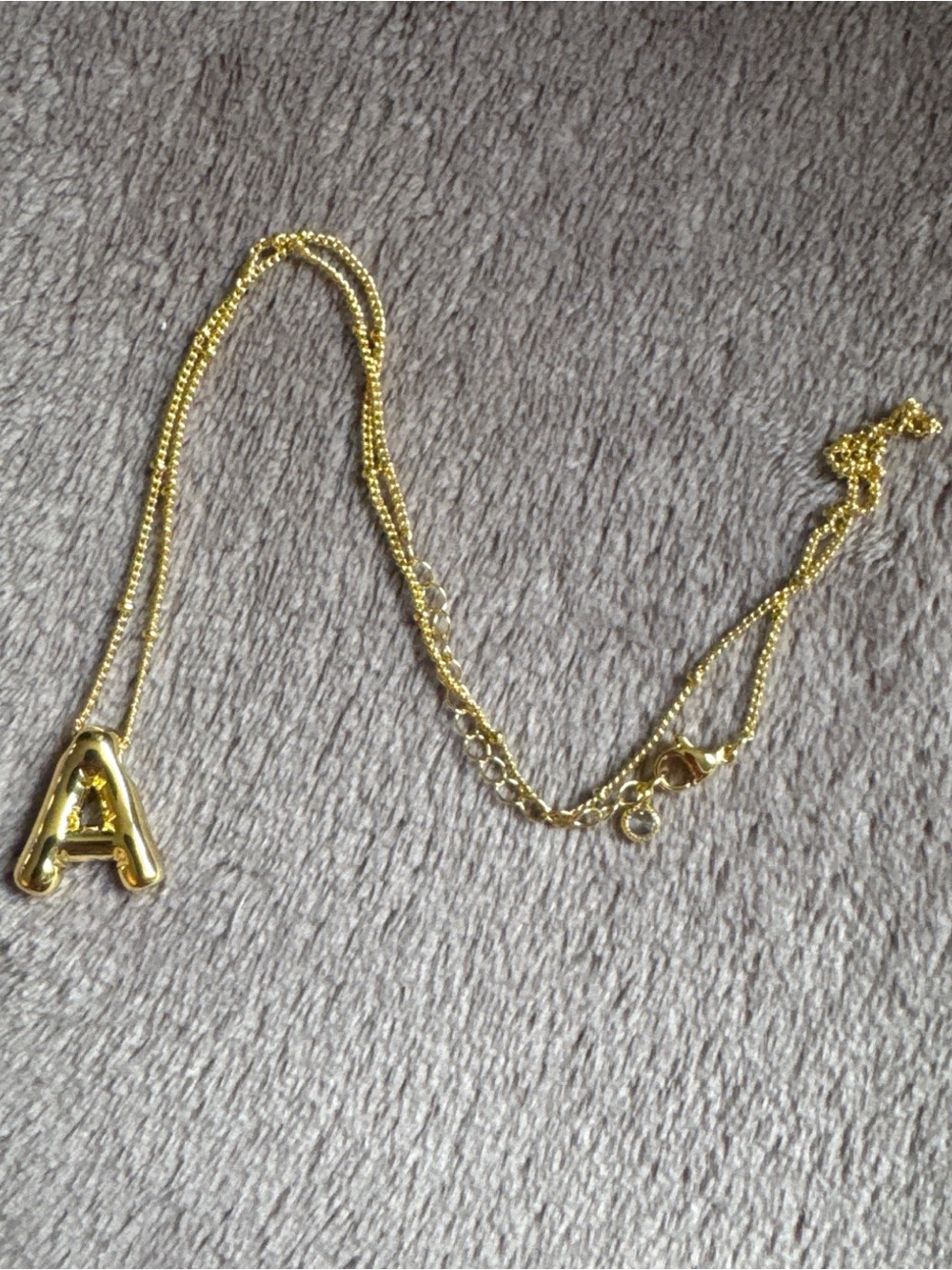 Gold Initial A Pendant Necklace - Women's Jewelry